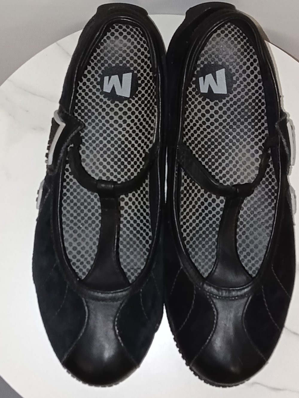 Merrell Mary Jane T Strap Black Suede Leather Relay Wire Outdoor Sneakers 9.5